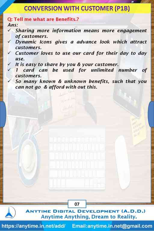 Smart Digital Visiting Card from A.D.D.